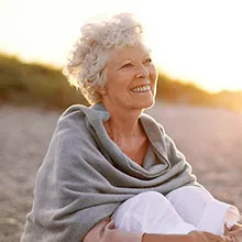 Lady on a Beach